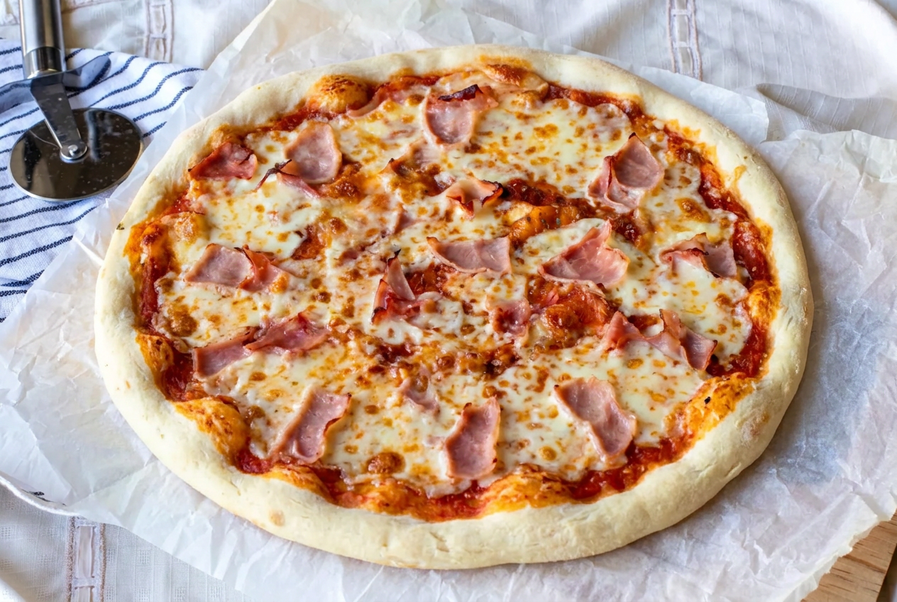 Pizza Jamón y queso